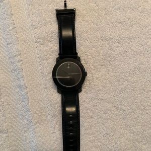 Movado Bold watch with multicolor crystals